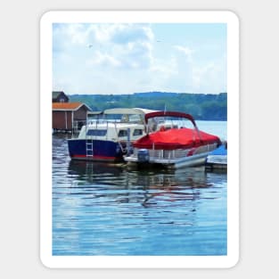 Canandaigua NY -  Fishing Shacks Sticker